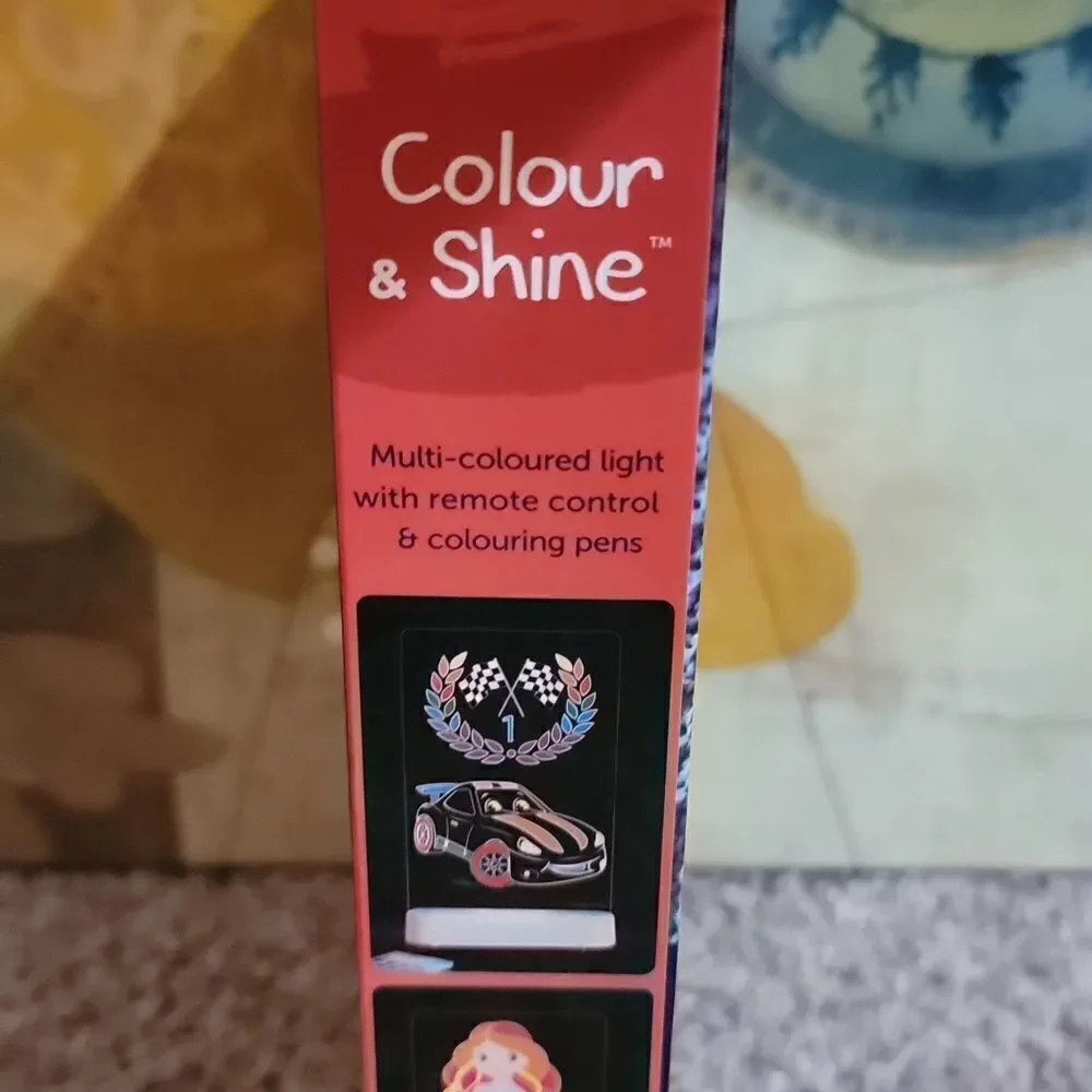 Aloka Race Car Color & Shine - 12 Color Pattern LED Decorative Light w Remote